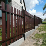 забор штакетник металлический минск